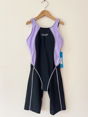 NWT Girls Kneeskin Competitive Racing Athletic Swimsuit